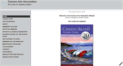 Desktop Screenshot of camanoarts.org